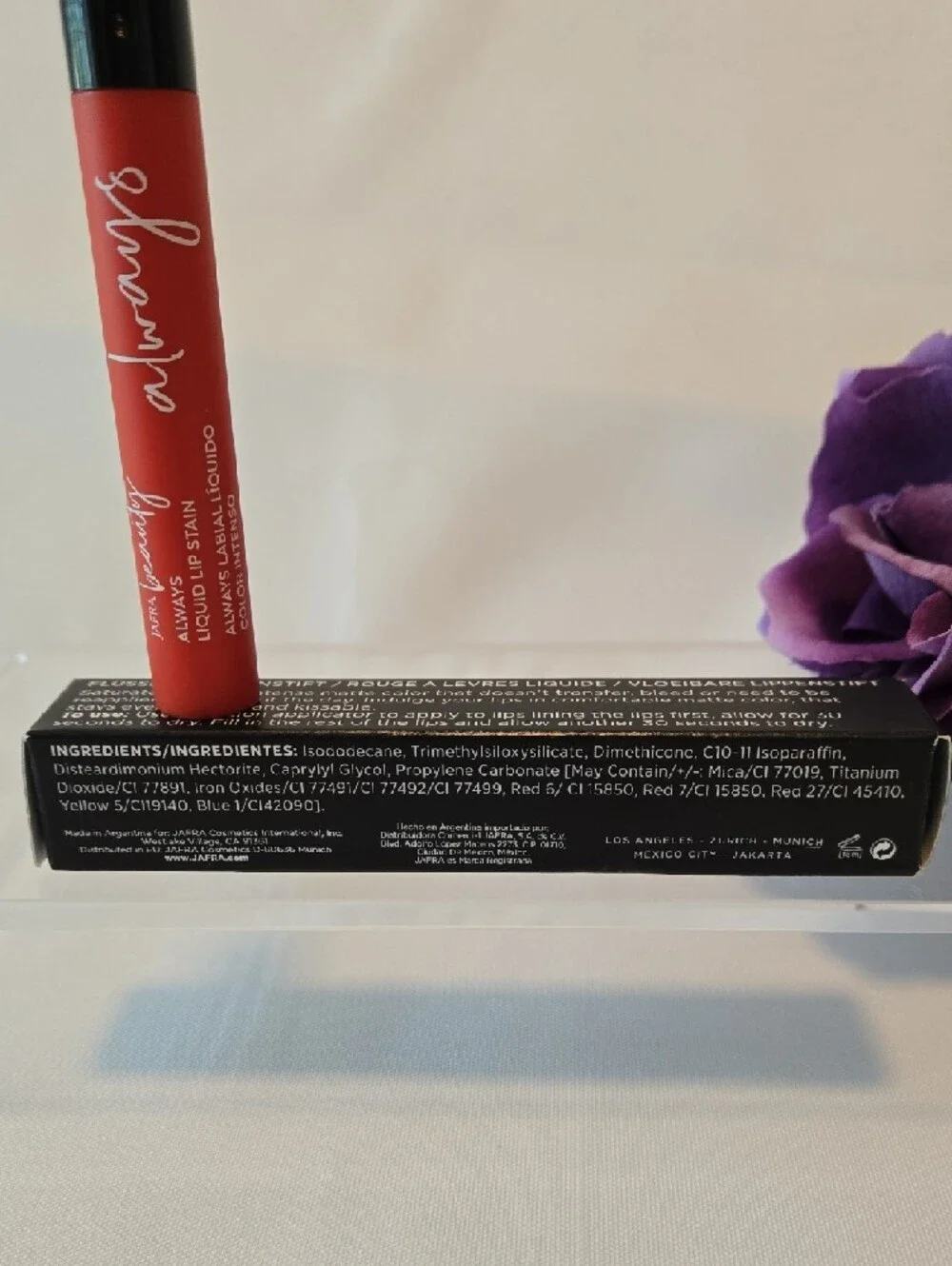 JAFRA Always Liquid Lip Stain – Always Curious – Long‑Lasting Matte – NWT